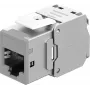 Goobay Keystone modulis RJ45 CAT 6A, STP, plonas, šviesiai pilkas (77946)