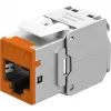 Goobay Keystone modulis RJ45 CAT 6A, STP, plonas, oranžinis (77947)