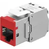 Goobay Keystone-Module RJ45 CAT 6A, STP, plonas, Red (77948)