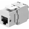 Goobay Keystone-Module RJ45 CAT 6A, STP, plonas, White (77949)