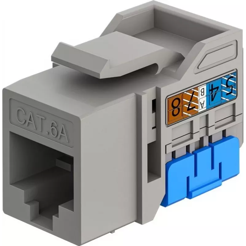 Goobay Keystone-Module RJ45 CAT 6A, UTP, plonas & Short (77951)