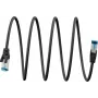 Goobay itin lankstus CAT 6A komutacinis kabelis S/FTP (PiMF), juodas (79371)