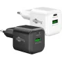 Goobay 20 W USB-C PD GaN dvigubas greitasis įkroviklis Nano juodas (79620)