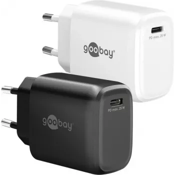 Goobay 25 W USB-C PD GaN greitasis įkroviklis juodas (79622)