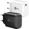 „Goobay“ 25 W USB-C PD GaN greitasis įkroviklis, baltas (79623)