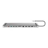 USB3.2 prijungimo stotelė USB-C, 12 prievadų, PD
