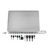 USB3.2 prijungimo stotelė USB-C, 12 prievadų, PD
