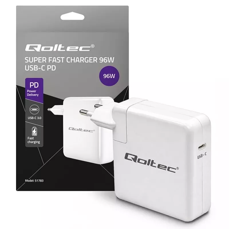 Įkroviklis USB C 96W 5V 20V 3A 4.8A