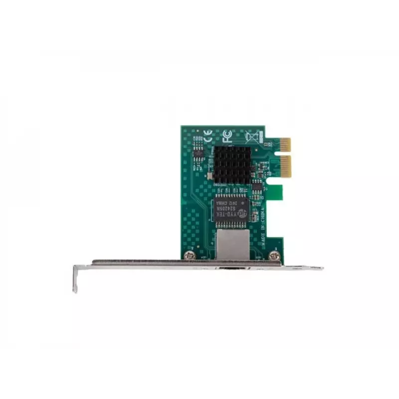Tinklo plokštė PCI EXPRESS X1 1X RJ45 2.5GB 1ed žemo profilio