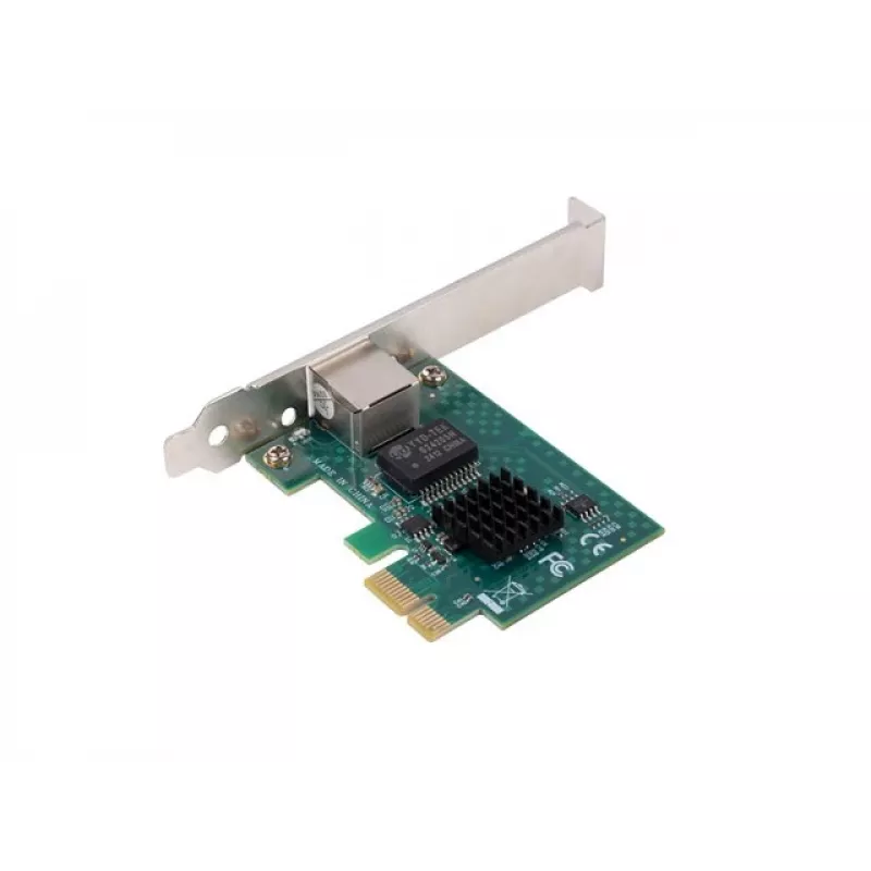 Tinklo plokštė PCI EXPRESS X1 1X RJ45 2.5GB 1ed žemo profilio