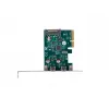PCI EXPRESS X1 tinklo kortelė -> 2X USB-C 3.2 GEN 2X1 LED žemo profilio
