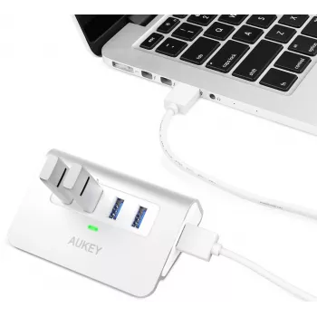 Hub CB-H5 USB aliuminis | 4xUSB 3.0 | 5Gbps