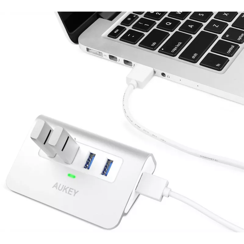 Hub CB-H5 USB aliuminis | 4xUSB 3.0 | 5Gbps
