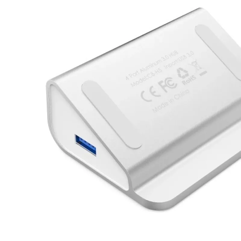 Hub CB-H5 USB aliuminis | 4xUSB 3.0 | 5Gbps