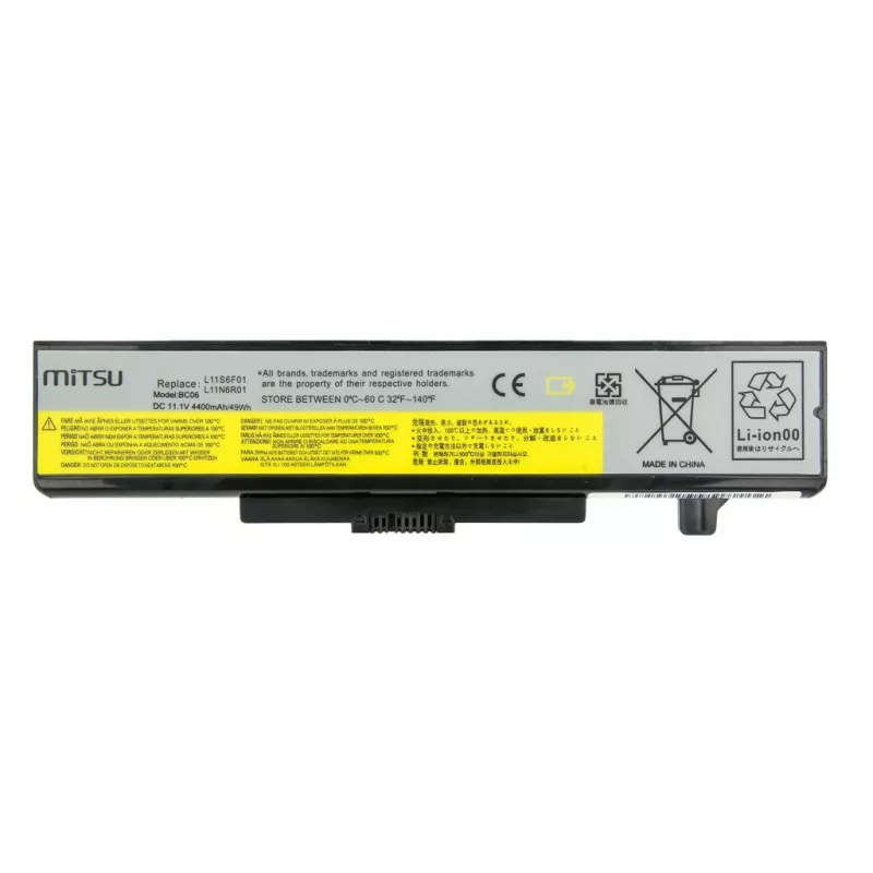 Baterija, skirta Lenovo IdeaPad Y480, 4400 mAh (49 Wh), 10,8–11,1 V
