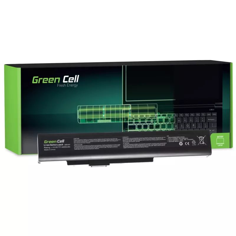 Greencell baterija nešiojamam kompiuteriui, skirta MSI A6400 CR640 CX640, 11,1 V, 4400 mAh