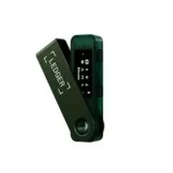 „Ledger Nano S PLUS“ techninės įrangos piniginė, smaragdo žalia (LEDGERSPLUSEG)