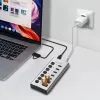Hub USb3.2 Gen1 7 prievadų USB-A/C, įjungimo/išjungimo jungiklis