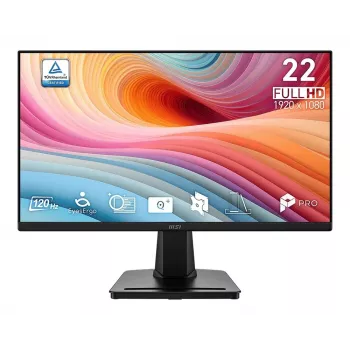 Monitorius PRO MP225 E12VL 21.45 col./FHD/PLOKŠČIAS/120Hz/Juodas