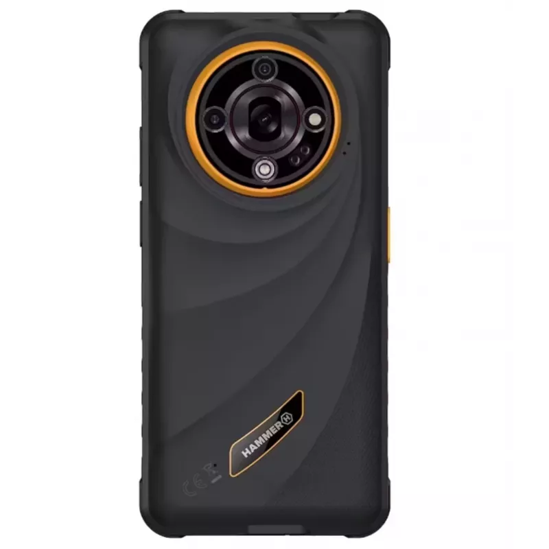 Hammer Iron 6 | Oranžinė | 6,56 colio | IPS | 1612 x 720 pikselių | Mediatek | Dimensity 6300 | Vidinė RAM 6 GB | 128 GB | microSD | Dual SIM | 4G | 5G | Pagrindinė kamera 64 MP