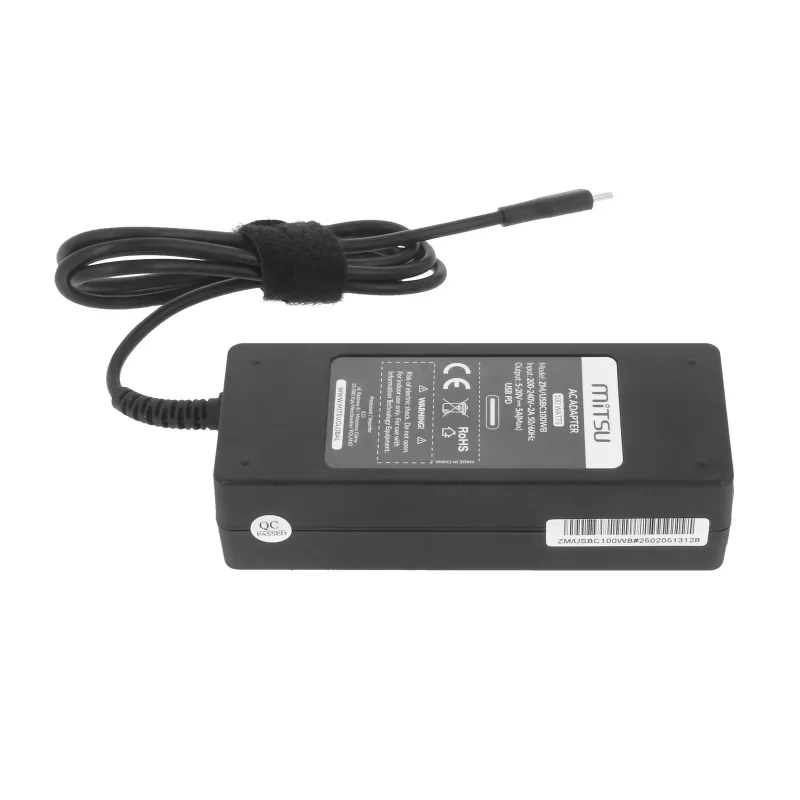 Nešiojamojo kompiuterio maitinimo adapteris 100W USB-C 5V-9V-12V-15V/3A, 20V/5A PD