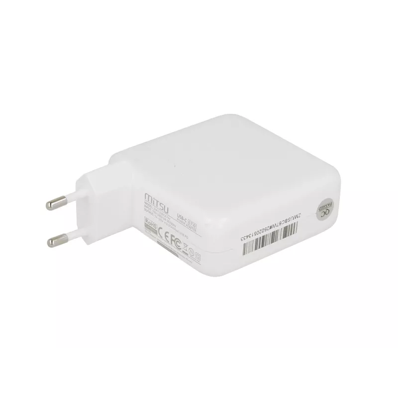 Nešiojamojo kompiuterio įkroviklio maitinimo blokas 67W USB-C 5V-9V-12V-15V/3A, 20V/3.35A PD
