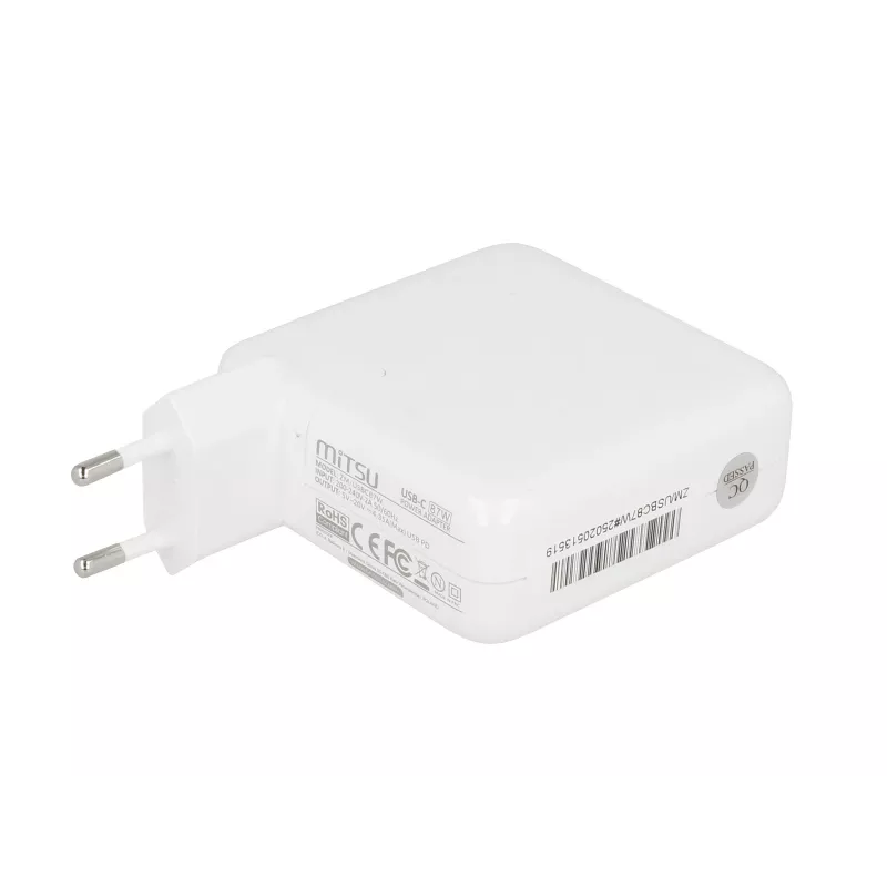 Nešiojamojo kompiuterio įkroviklio maitinimo blokas 87W USB-C 5V-9V-12V-15V/3A, 20V/3.25A, 20.2V/4.3A PD