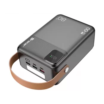 Tracer Prime-V8 80000mAh QC22.5W+PD20W išorinė baterija, juoda