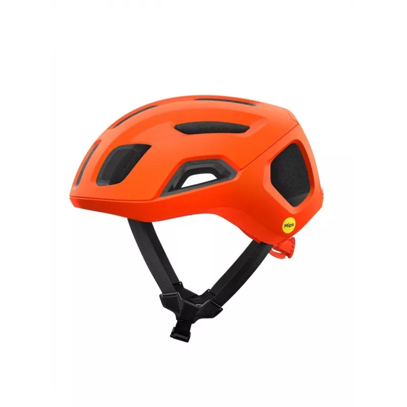 POC Ventral Air MIPS dviračio šalmas, fluorescencinė oranžinė matinė, dydis S (50-56 cm)