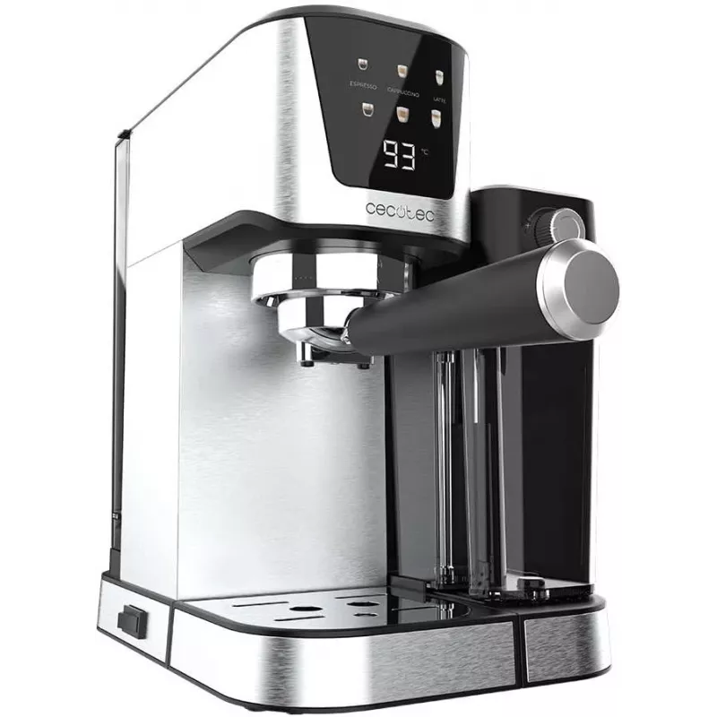 Cecotec kavos aparatas | Power Espresso 20 Cream | Siurblio slėgis 20 barų | Įmontuotas pieno putotuvas | Pusiau automatinis | 1350 W