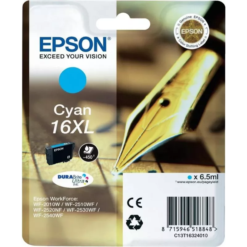 Epson Ink/16XL Pen+Crossword 6,5 ml CY SEC (C13T16324022)