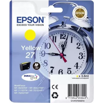 Epson Ink/27 Alarm Clock 3.6ml YL SEC (C13T27044022)