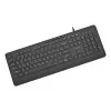 Multimedijos klaviatūra USB CYRILL/Juoda KB-MCH-05-CYRL Gembird