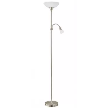 Grindų lempos 82842 Opal Chrom E14/E27 25W