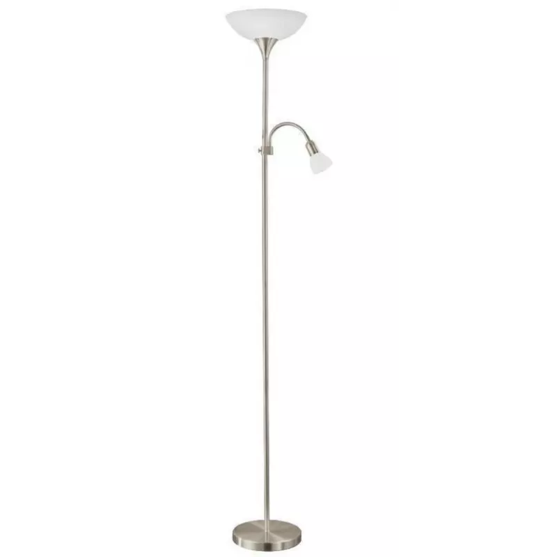 Grindų lempos 82842 Opal Chrom E14/E27 25W