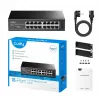 Cudy FS1016 tinklo komutatorius Fast Ethernet (10/100) juodas
