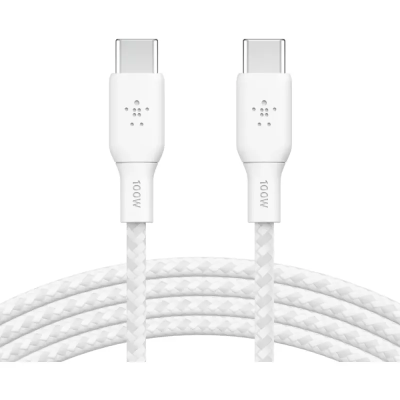 Laidas USB-C į USB-C 100W 3m baltas