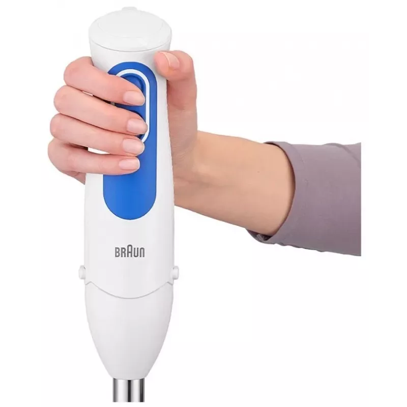 Braun | Rankinis trintuvas | MQ 3005 Immersion | Rankinis trintuvas | 700 W | Greičių skaičius 2 | Balta/Mėlyna
