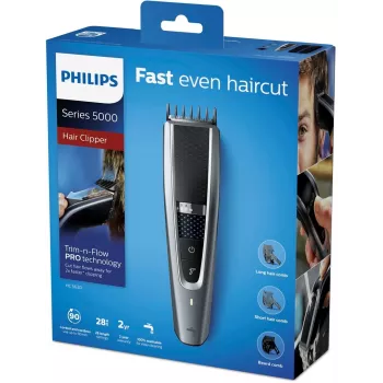 Philips HC5630/15 Hairclipper Series 5000, juoda/sidabrinė