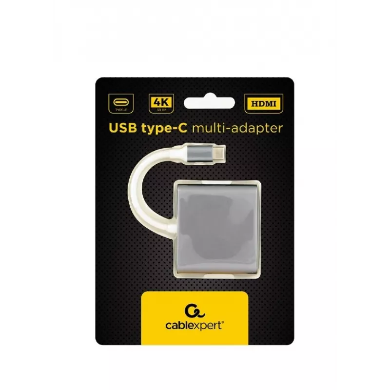 Gembird A-CM-HDMIF-02-SG USB grafikos adapteris 3840 x 2160 pikselių Pilka