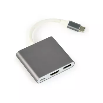 Gembird A-CM-HDMIF-02-SG USB grafikos adapteris 3840 x 2160 pikselių Pilka