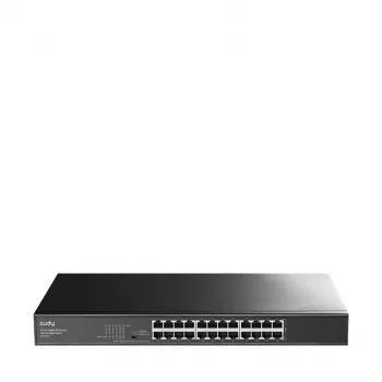 Cudy GS1024E tinklo komutatorius valdomas Gigabit Ethernet (10/100/1000) juodas