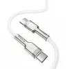 USB-C į USB-C laidas Baseus Cafule, 100 W, 2 m (baltas)