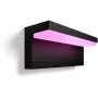 Philips Hue Nyro balta ir vėsi aplinkos sieninė lempa 1000 lm juoda