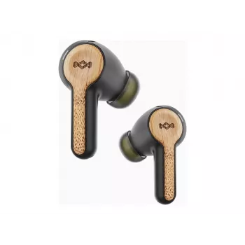 Marley Rebel True Earbuds įmontuotas mikrofonas, į ausis įdedamos, belaidės, Signature Juoda