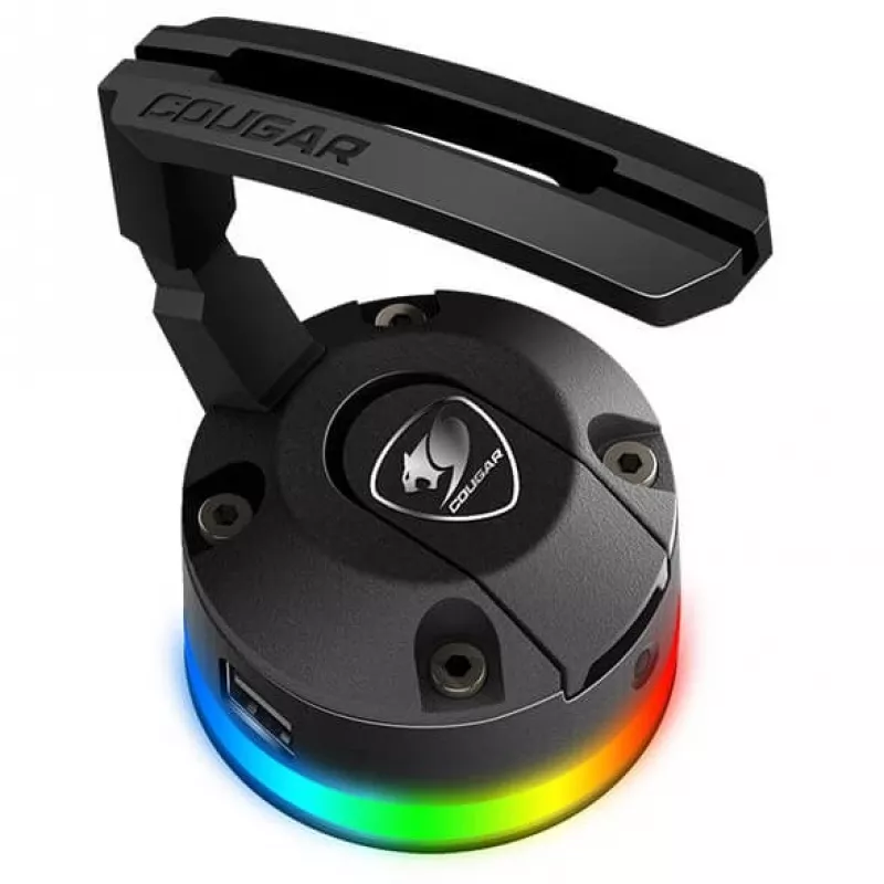 Cougar Bunker RGB pelės laido tvarkyklė (juoda)