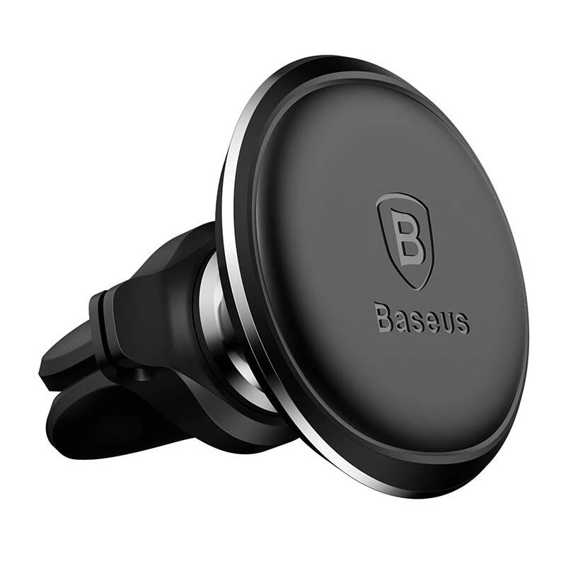 Magnetinis automobilinis telefono laikiklis Baseus ventiliacijos grotelėms (juodas)