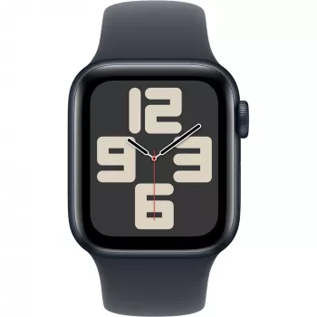 APPLE Watch SE GPS + Cellular 40mm Midnight Aliuminio korpusas su Midnight sportine juostele - S/M