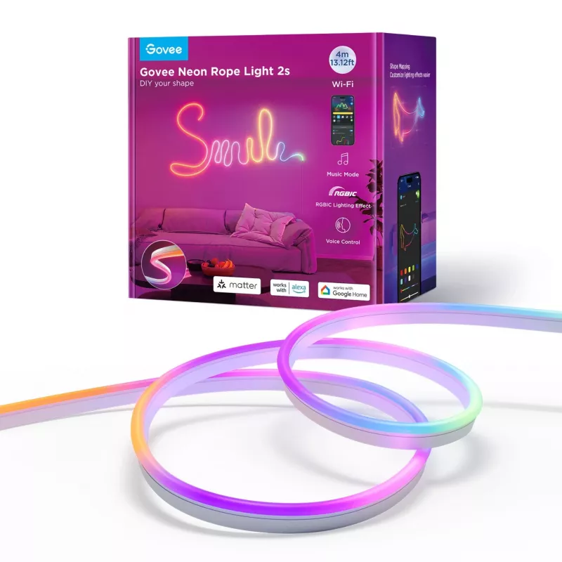 Neon Strip Light, LED-Streifen White, 4 Meter, juoda
