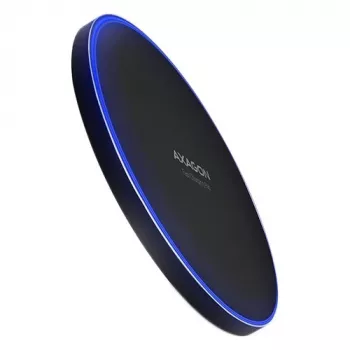 AXAGON WDC-P10T plonas belaidis greito įkrovimo kilimėlis, Qi 5/7.5/10W, micro USB